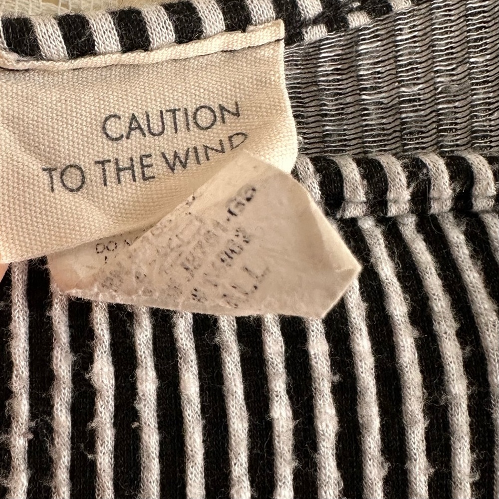 Caution to the Wind Striped Midi Dress with Button Front - Picture 2 of 3